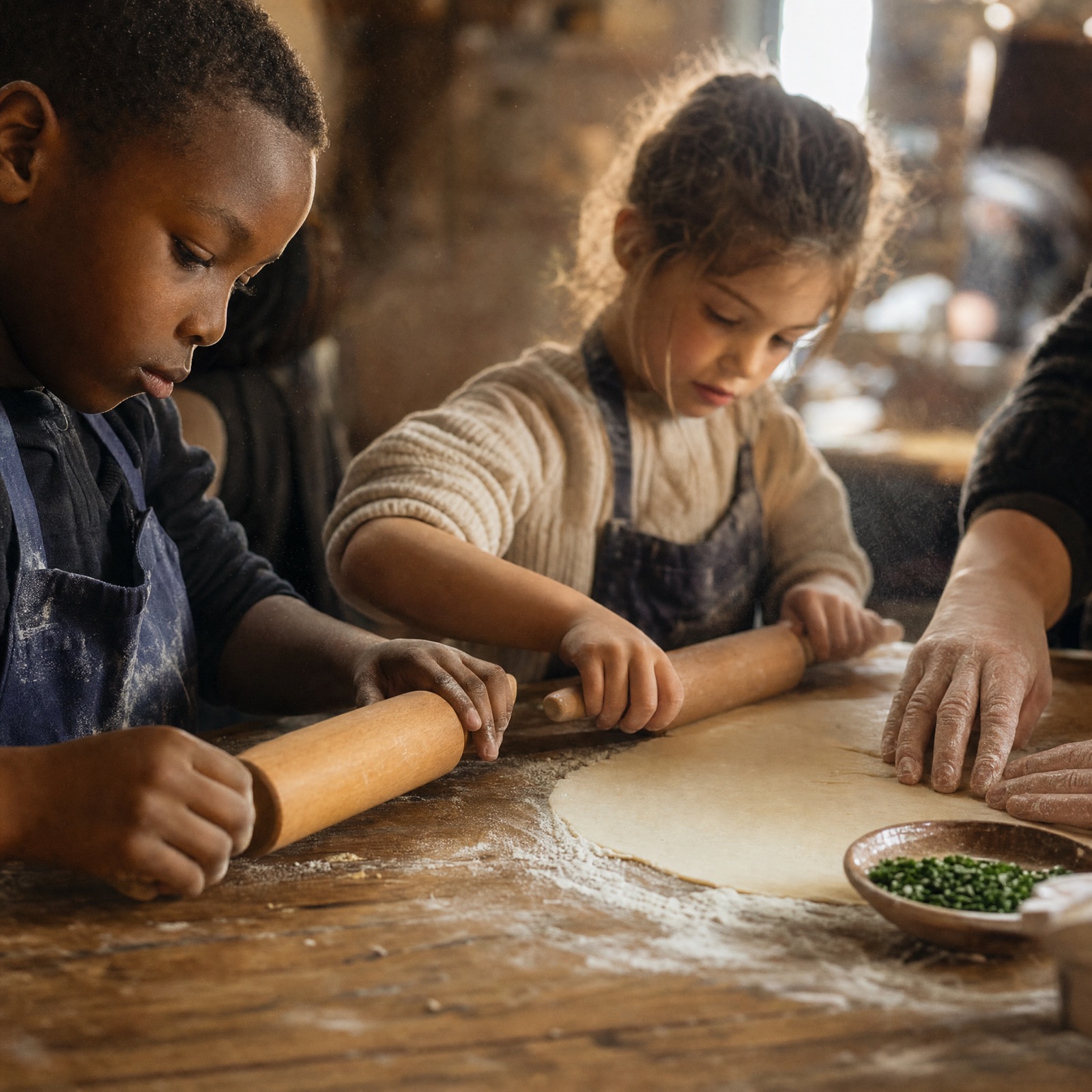 Cuisine en atelier — gestes et ingrédients dauphinois
